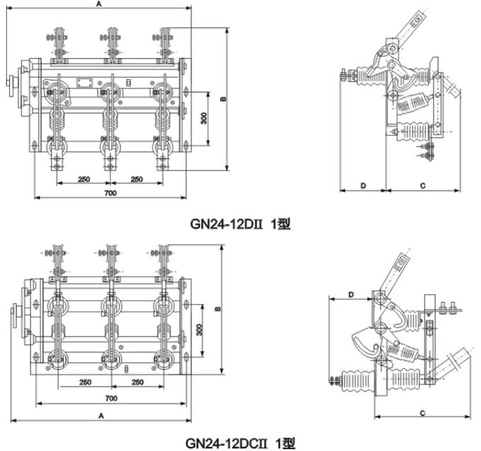 GN24-12D带接地断绝开关
