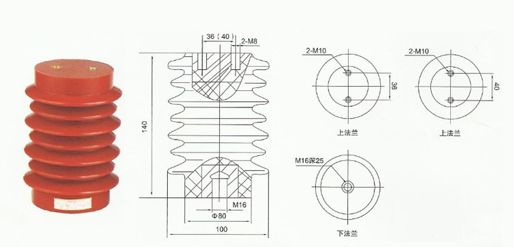 CG5-10Q/100×140 户内高压带电显现装配传感器
