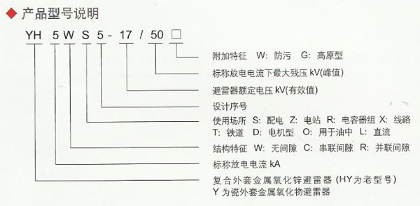 3~220kv无空隙金属氧化锌避雷器