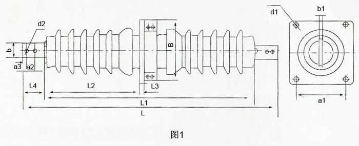 CWB-35KV/(400-3000)A户表里铝导体高压穿墙套管